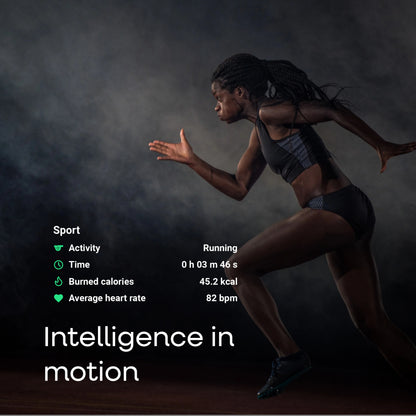 Fitness Band 45-Day Battery, 100+ Sports Modes